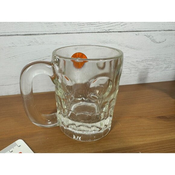 Vintage A&W Root Beer Glass Mug Stein 4" Tall Arrow Logo Bullseye 1961-1968 - Picture 5 of 8